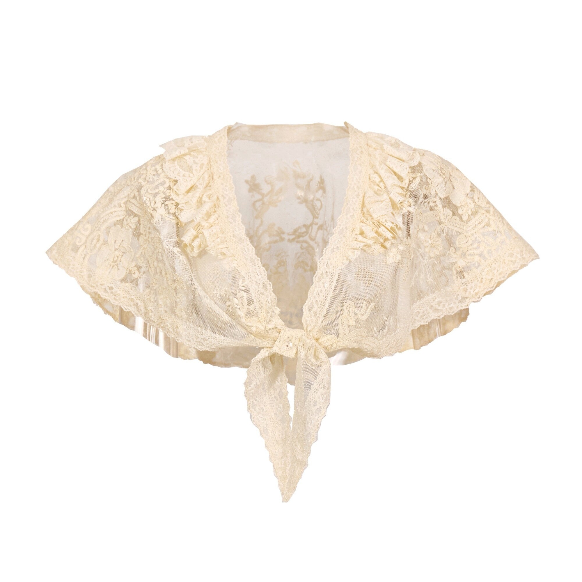 BLOOD_SUPPLY_Antique_Cream_Rococo_Lace_Doll_Cape_Women's_Polyester_Boleros_1055852056961_MISSTT