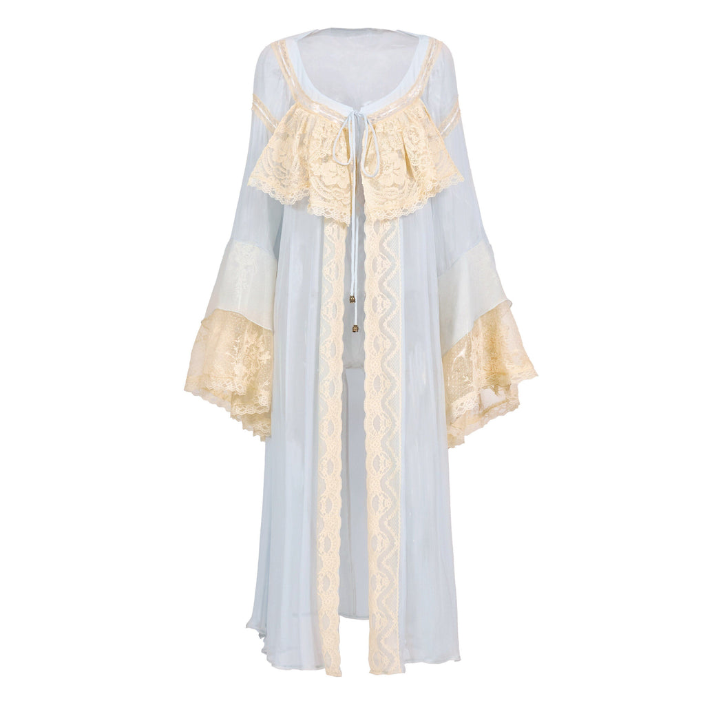 BLOOD_SUPPLY_Baby_Blue_French_Rococo_Vintage_Doll_Lace_Women's_Polyester_Long_Cardigans_1054942165017_MISSTT