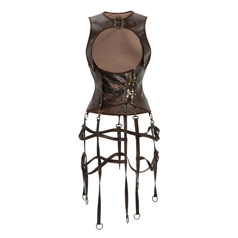 BLOOD_SUPPLY_Birdcage_Steampunk_Retro_Design_Women's_Distressed_Pu_Corsets_776619953615_MISSTT