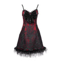 BLOOD_SUPPLY_Gothic_Embroidered_3d_Bow_Slimming_Women's_Pu_Jsk_/_Jumper_Skirts_865186583574_MISSTT