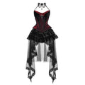 BLOOD_SUPPLY_Gothic_Velvet_Boned_Corset_Spaghetti_Strap_Women's_Polyester_Jsk_/_Jumper_Skirts_734339319794_MISSTT