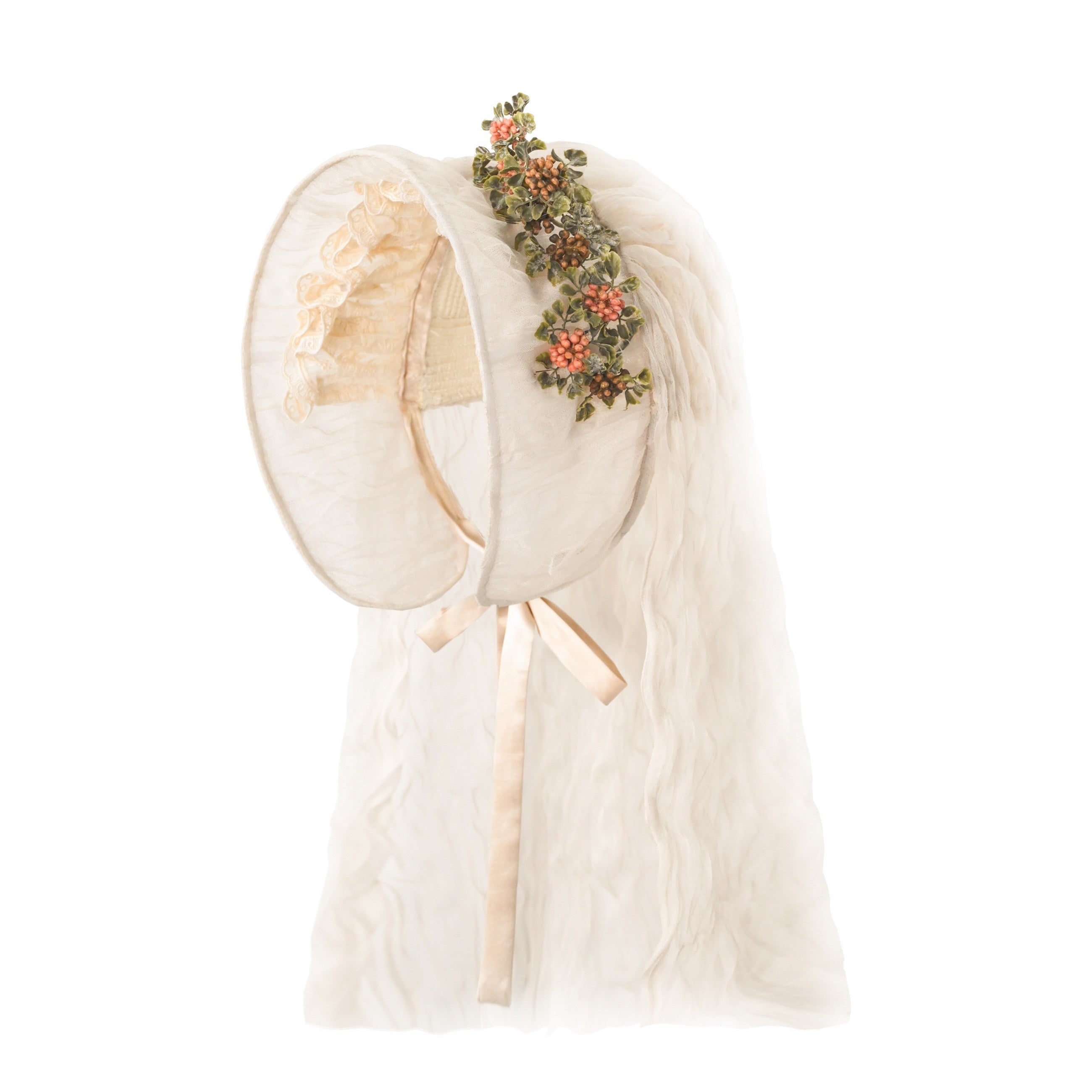 BLOOD_SUPPLY_Rabbit_Ear_Rococo_Elegant_Mesh_Dome_Women's_Polyester_Half_Bonnets_946211419246_MISSTT