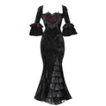 BLOOD_SUPPLY_Scarlet_Gothic_Velvet_Bustier_Mermaid_Beaded_Women's_Polyester_Long_Sleeve_Op_986410728479_MISSTT