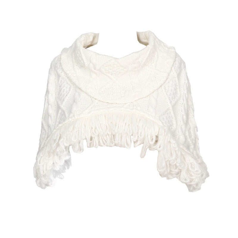 BLOOD_SUPPLY_Slavic_Chunky_Cable_Knit_Tassel_Women's_Acrylic_Fiber_Boleros_999945640438_MISSTT