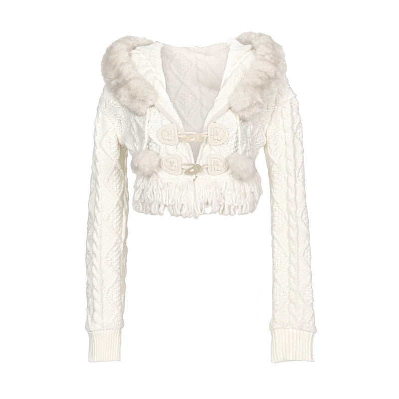 BLOOD_SUPPLY_Slavic_Princess_Cable_Knit_Detachable_Fur_Hooded_Women's_Acrylic_Short_Cardigans_998437194533_MISSTT