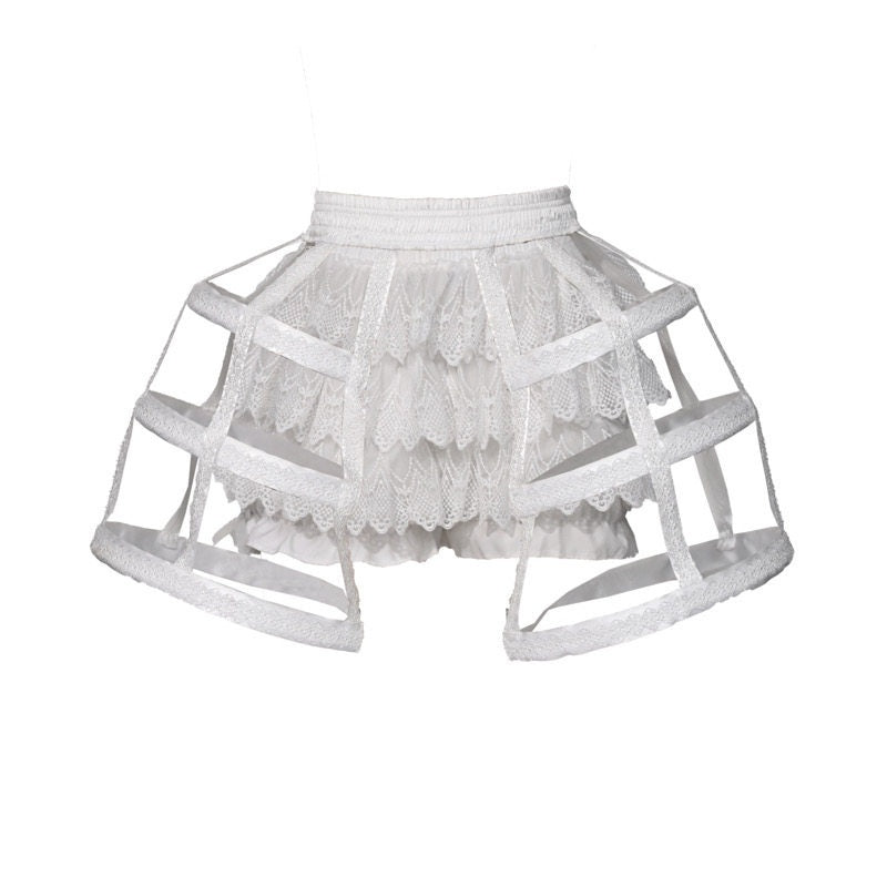 BLOOD_SUPPLY_Zombie_Bride_Gothic_Rib_Corset_Embroidered_Tulle_Lace_Cage_Women's_Jsk_Sets_835204292943_MISSTT