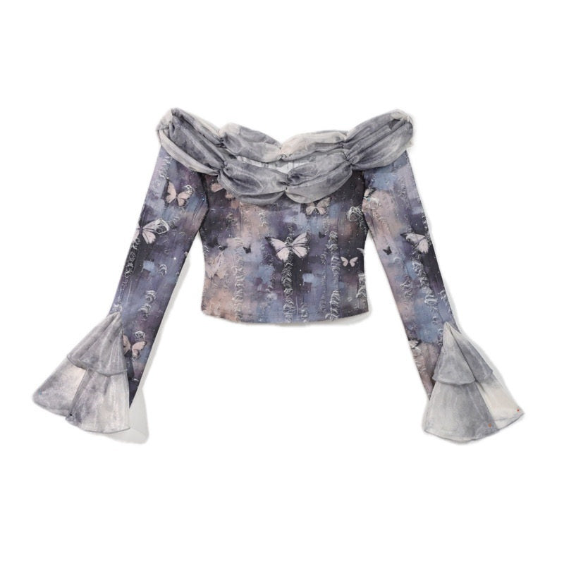 BLOOD_SUPPLY_Zombie_Gothic_Butterfly_Ripped_Bardot_Women's_Polyester_Corsets_834577247353_MISSTT