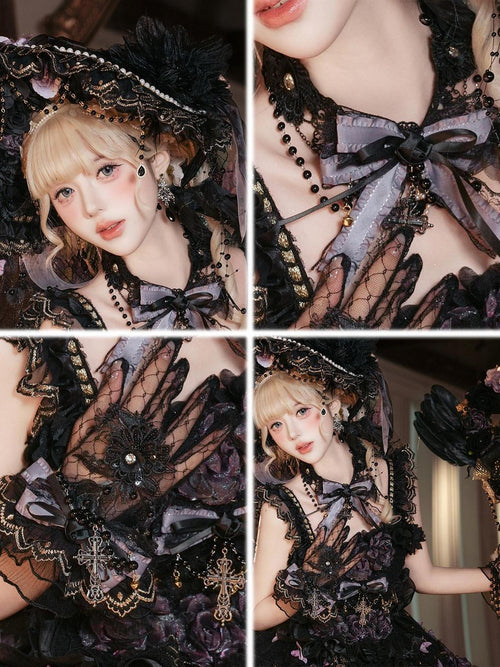 Cat little fairy Butterfly Handmade Wand Headpiece Gloves Bonnet Necklace Women's Accessories