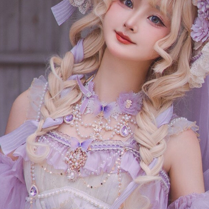 Cat_little_fairy_Purple_Lolita_Handmade_Bridal_Headband_Wand_Necklace_Choker_Women's_Accessories_721893185233_MISSTT