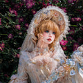 Cat_little_fairy_Rose_Floral_Handmade_Bridal_Flat_Hat_Necklace_Gloves_Women's_Accessories_790240952240_MISSTT