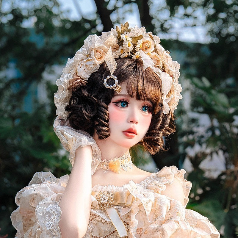 Cat_little_fairy_Rose_Handmade_Lolita_Women's_Bridal_Headpiece_Necklace_Hat_Gloves_Accessories_790090643923_MISSTT