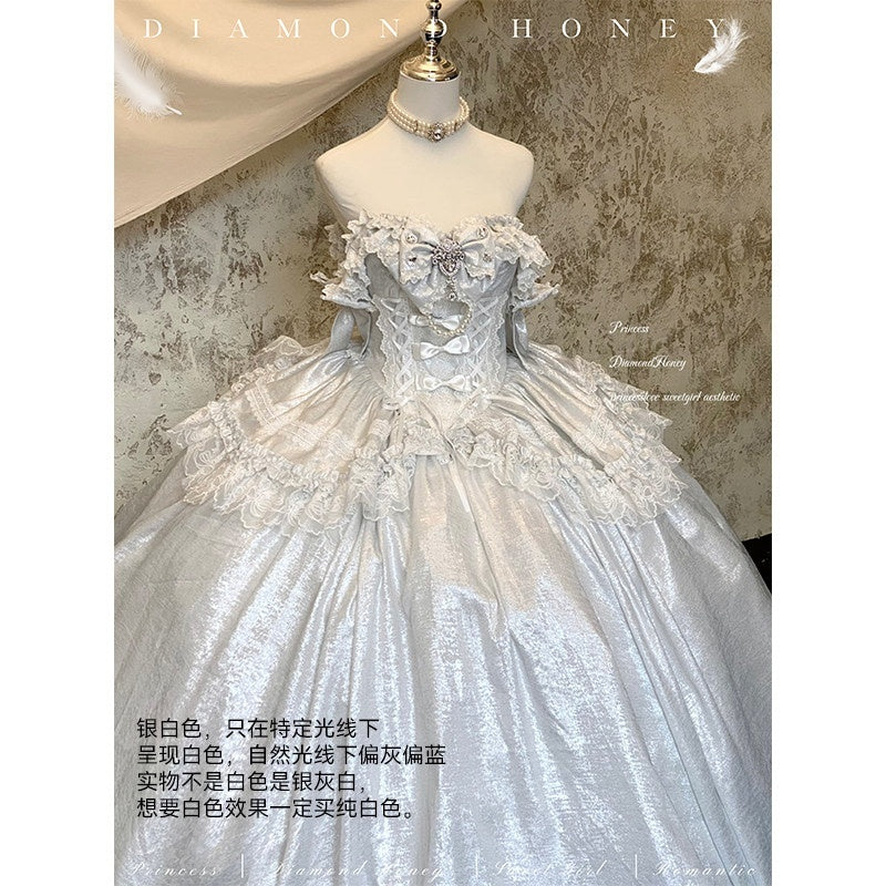 Diamond_Sweetheart_Butterfly_Veil_Romantic_Ceremony_Women's_Jsk_/_Jumper_Skirts_893187936848_MISSTT
