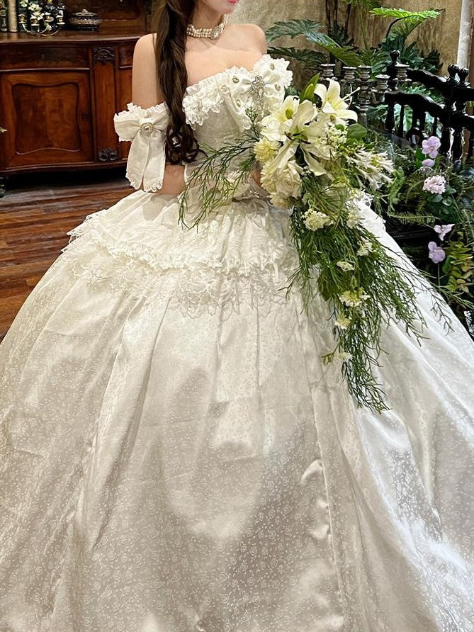 Diamond Sweetheart Butterfly Veil Romantic Ceremony Women's Jsk / Jumper Skirts