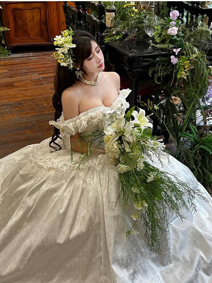 Diamond Sweetheart Butterfly Veil Romantic Ceremony Women's Jsk / Jumper Skirts