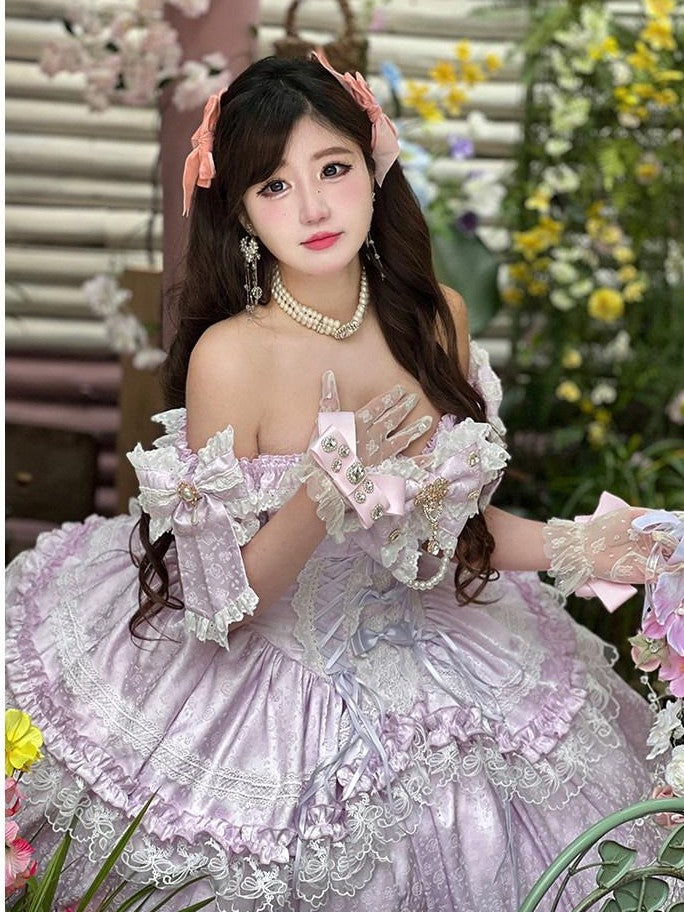 Diamond Sweetheart Butterfly Veil Romantic Ceremony Women's Jsk / Jumper Skirts