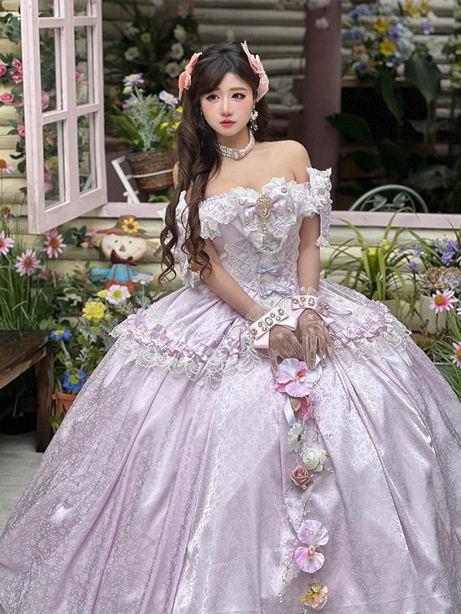 Diamond Sweetheart Butterfly Veil Romantic Ceremony Women's Jsk / Jumper Skirts