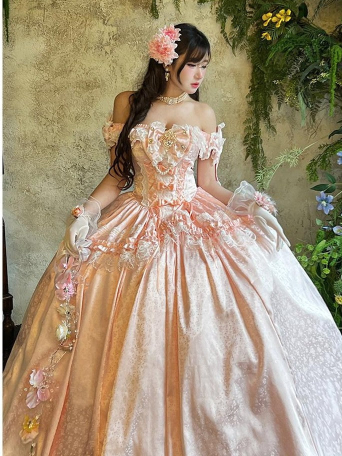 Diamond Sweetheart Butterfly Veil Romantic Ceremony Women's Jsk / Jumper Skirts