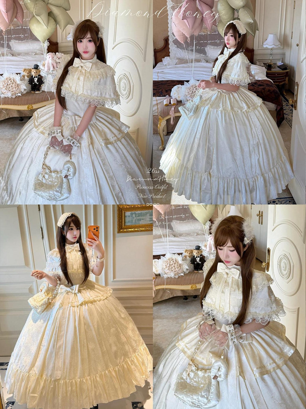 Diamond Sweetheart Elegant French Long Evening Slimming Lady Silhouette Women's Short Sleeve Op