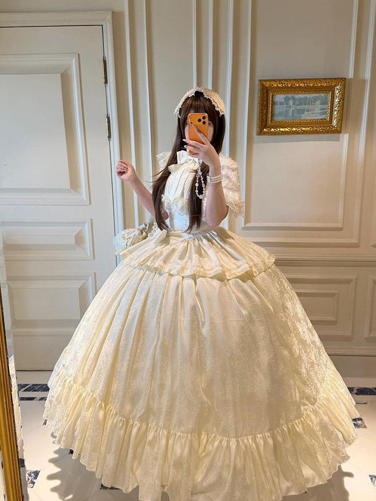 Diamond Sweetheart Elegant French Long Evening Slimming Lady Silhouette Women's Short Sleeve Op