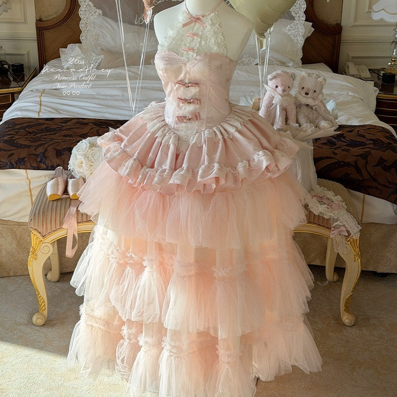 Diamond_Sweetheart_Pink_Trailing_Butterfly_Bow_Princess_Women's_Jsk_/_Jumper_Skirts_1043668514762_MISSTT