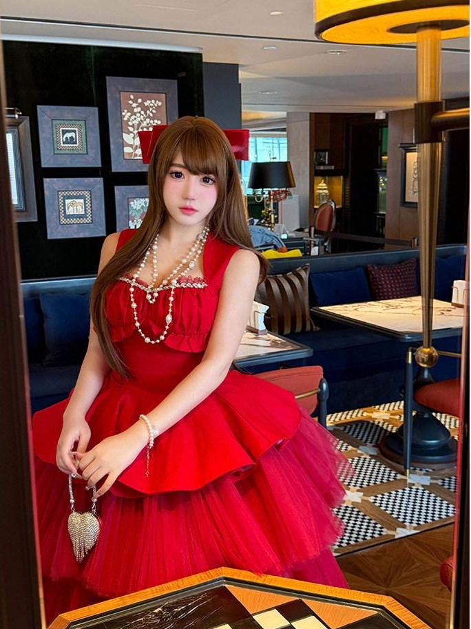 Diamond Sweetheart Romantic Rose Print Ballet Women's Tulle Jsk / Jumper Skirts