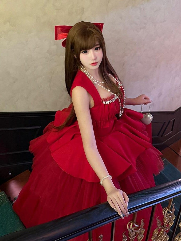 Diamond Sweetheart Romantic Rose Print Ballet Women's Tulle Jsk / Jumper Skirts