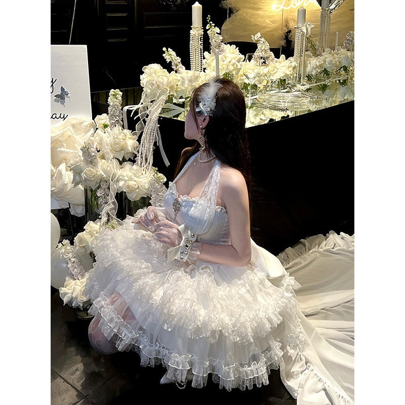 Diamond_Sweetheart_White_Bow_Train_Floral_Bridal_Women's_Polyester_Jsk_/_Jumper_Skirts_868096222634_MISSTT