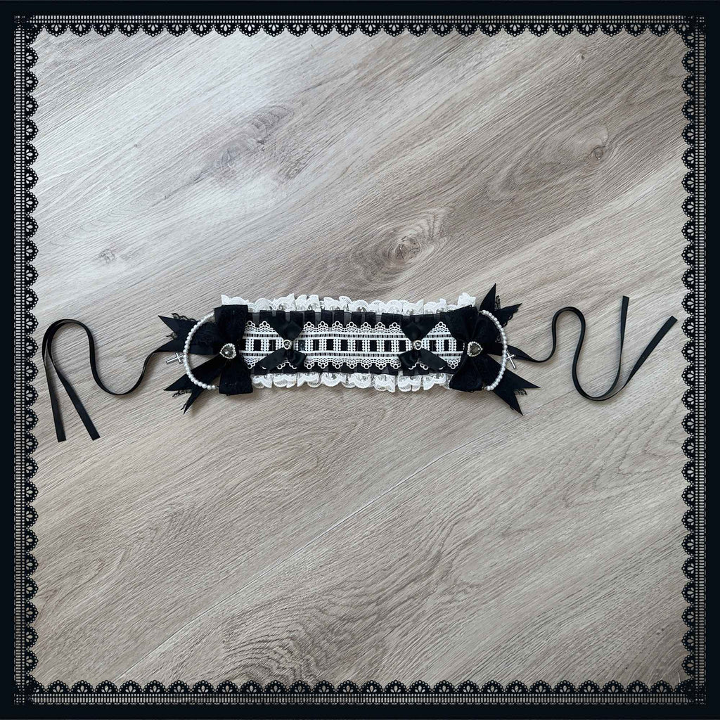 Ekomi_Black_White_Square_Neck_Lace_Princess_Choker_Bow_Women's_Long_Sleeve_Op_990938834196_MISSTT