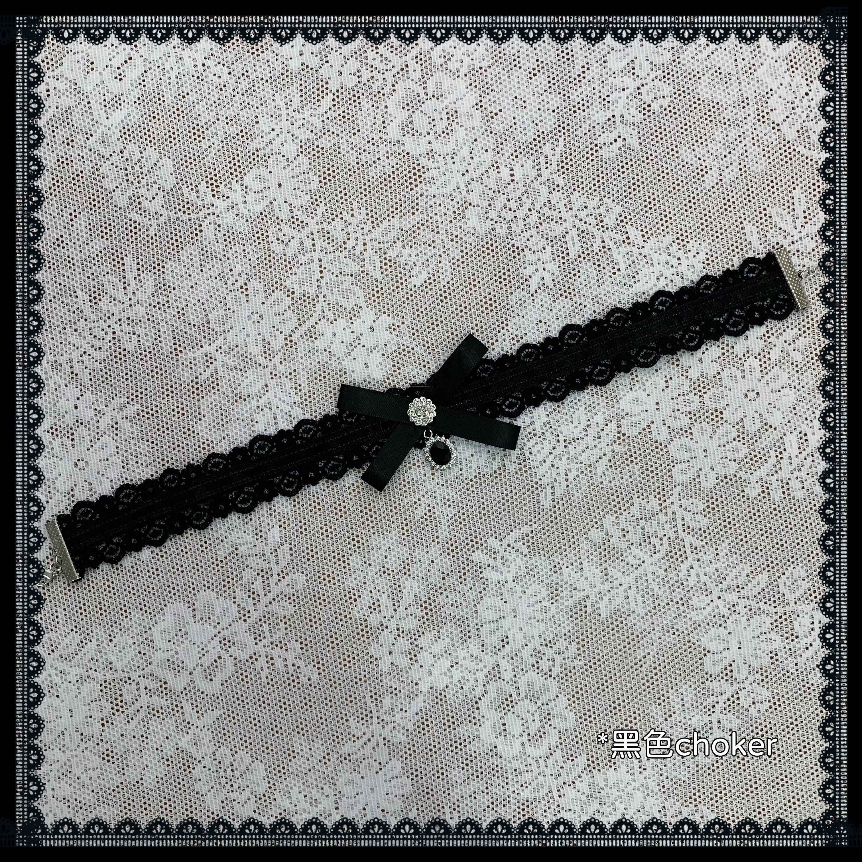 Ekomi_Pink_Black_Purple_Lace_Shirt_Bow_Choker_Women's_Long_Sleeve_Op_964301200311_MISSTT