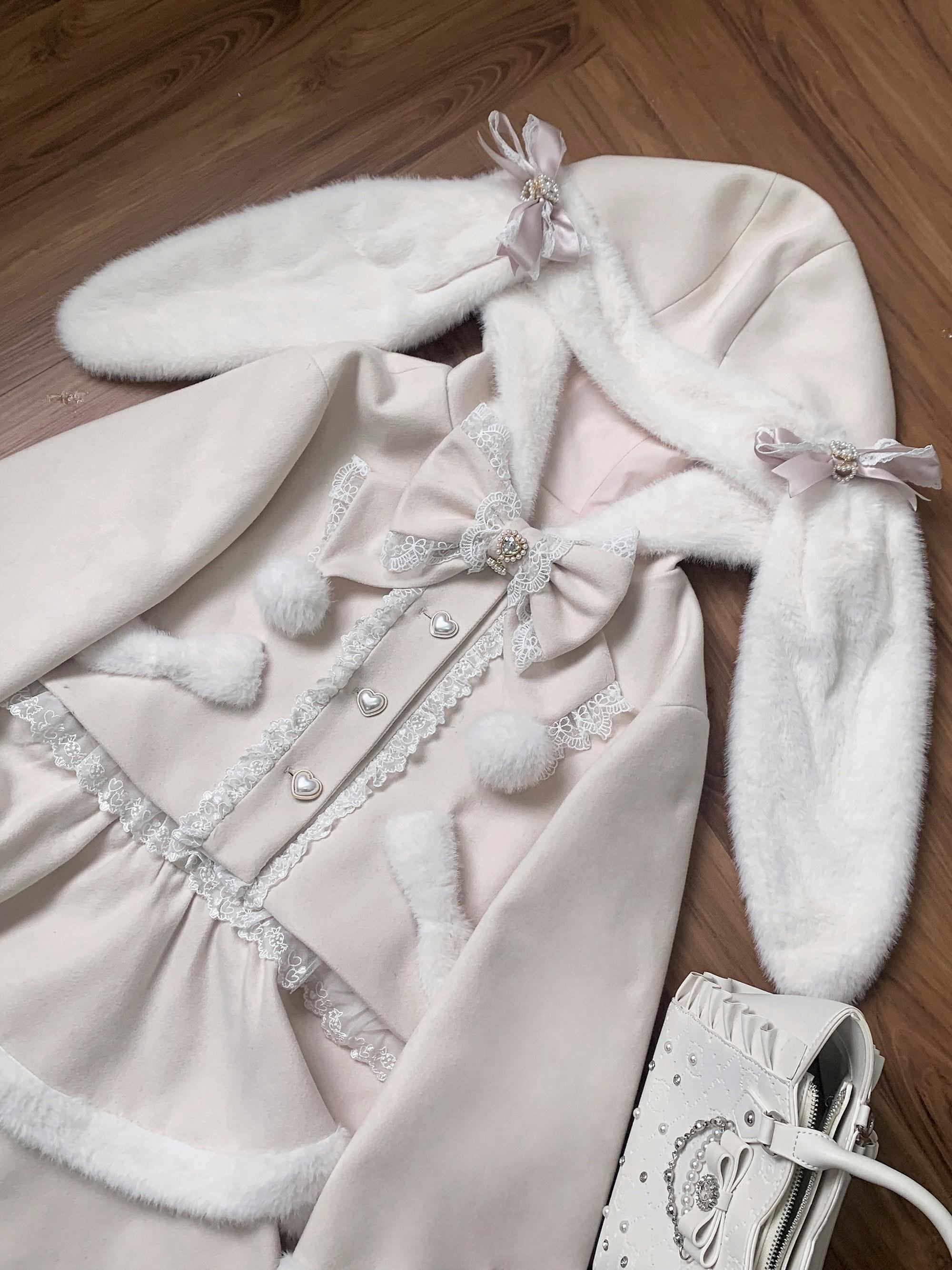 Ekomi_Pink_Heart_Knot_Lace_Detachable_Rabbit_Ears_Women's_Plush_Full_Coordination_Sets_1008307254480_MISSTT