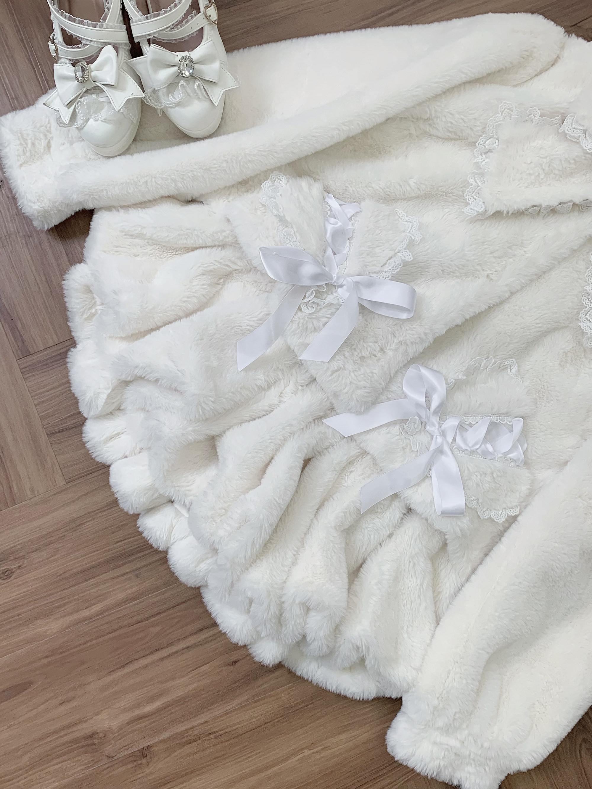 Ekomi_White_Rabbit_Ear_Plush_Women's_Rabbit_Fleece_Full_Coordination_Sets_1010974384607_MISSTT