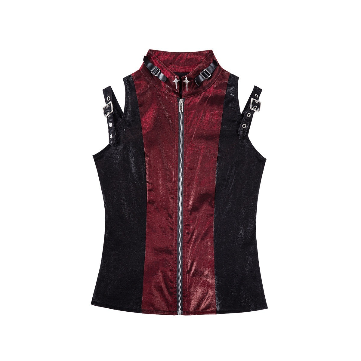 Jing_Mu_Assassin_Black_Red_Gothic_Biker_Suspender_Stand_Collar_Women's_Jsk_Sets_894596715989_MISSTT