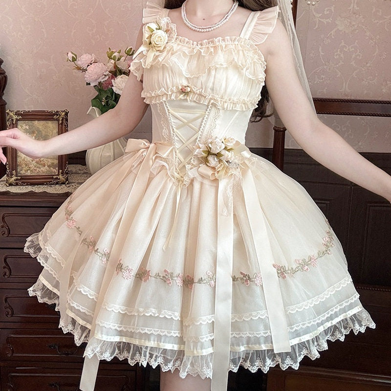 Jing_Mu_Ballet_Lolita_Princess_Sleeveless_Women's_Polyester_Jsk_/_Jumper_Skirts_946085176447_MISSTT