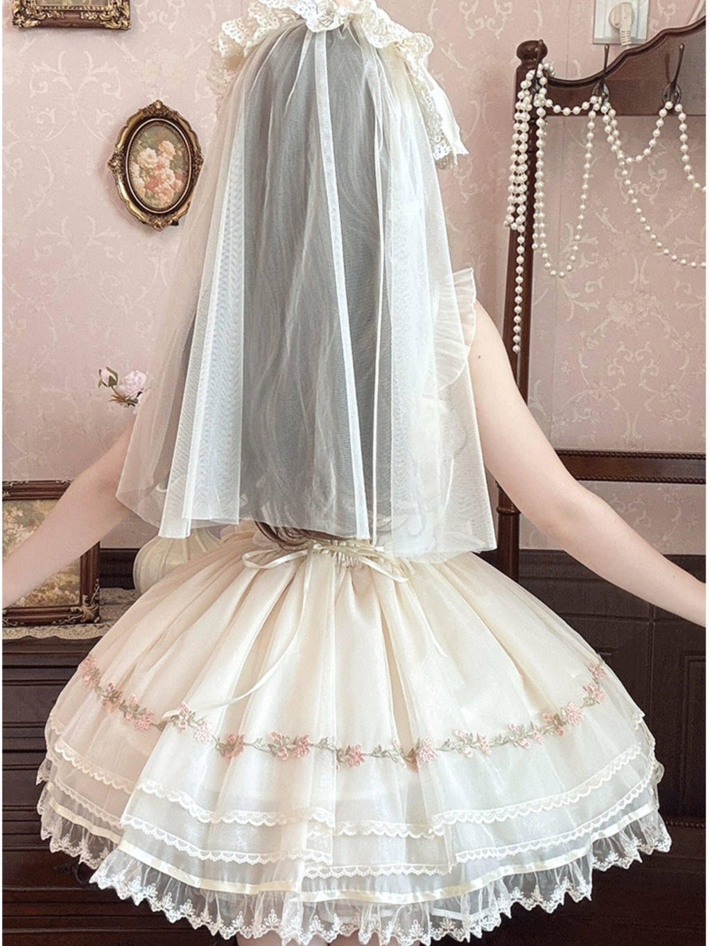 Jing Mu Ballet Lolita Princess Sleeveless Women's Polyester Jsk / Jumper Skirts