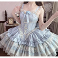 Jing_Mu_Ballet_Three_Tier_Ruffle_Bow_Chest_Accessory_Women's_Lolita_Jsk_/_Jumper_Skirts_919805789831_MISSTT