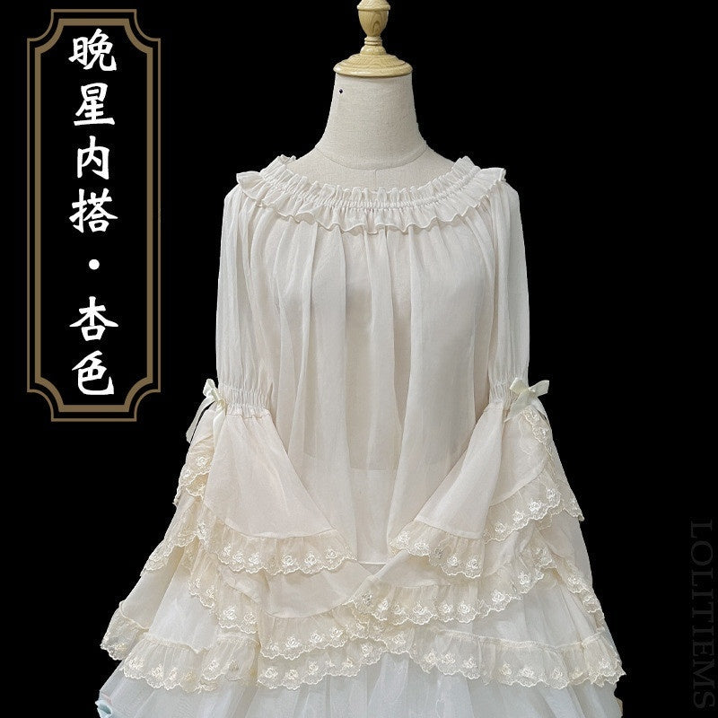 Jing_Mu_Ballet_Three_Tier_Ruffle_Bow_Chest_Accessory_Women's_Lolita_Jsk_/_Jumper_Skirts_919805789831_MISSTT