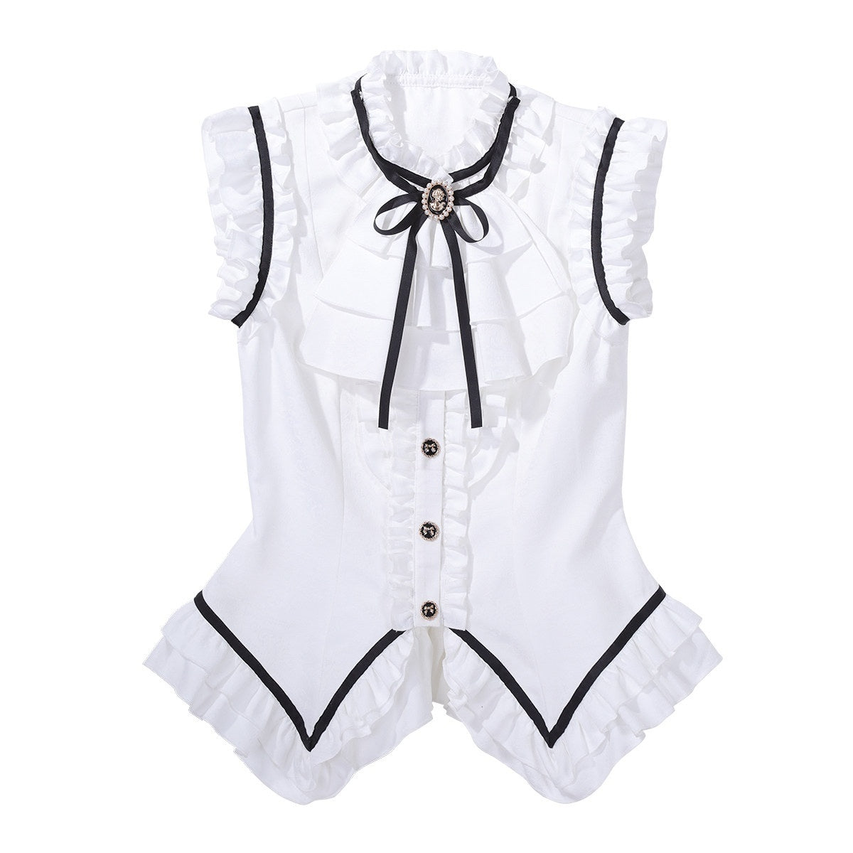 Jing_Mu_Black_Cat_Lolita_Gothic_Maid_Waist_Cinched_Cake_Puff_Jsk_Women's_Skirt_Sets_1033677220240_MISSTT