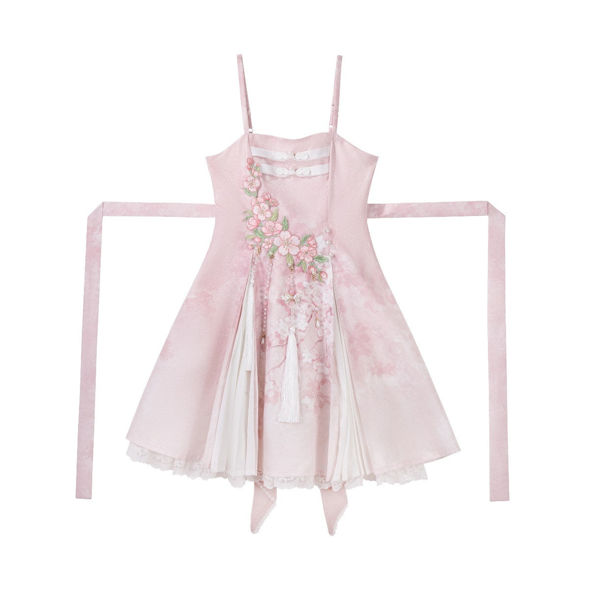 Jing_Mu_Cherry_Blossom_Cheongsam_Stand_Collar_Women's_Pink_Jsk_/_Jumper_Skirts_1061097024539_MISSTT