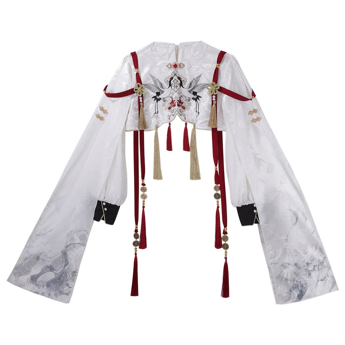 Jing_Mu_Crane_Print_Lolita_Qipao_Stand_Collar_A_Line_Loose_Women's_Op_Sets_1000003440135_MISSTT