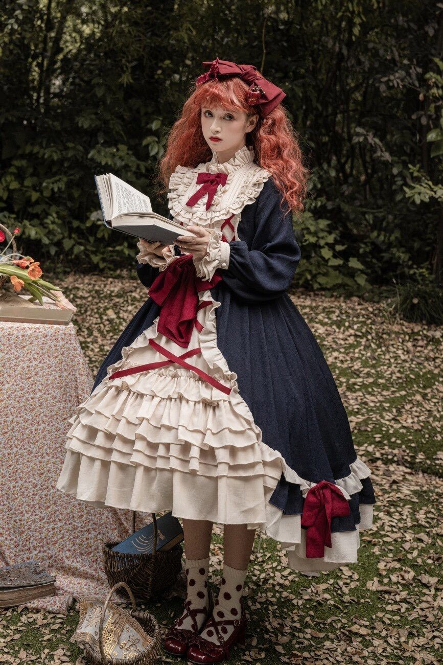 Jing_Mu_Cream_Spliced_Lolita_A_Line_Stand_Collar_Train_Women's_Polyester_Long_Sleeve_Op_667255098173_MISSTT
