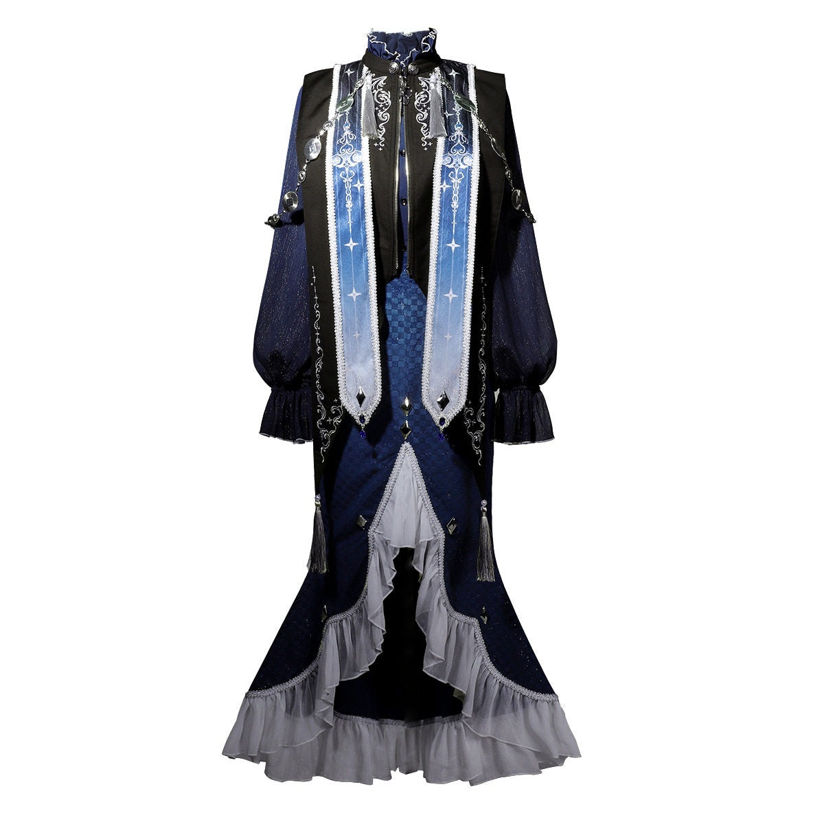 Jing_Mu_Dark_Gothic_Lolita_Astrologer_New_Chinese_Fishtail_Shawl_Women's_Skirt_Sets_963190287667_MISSTT