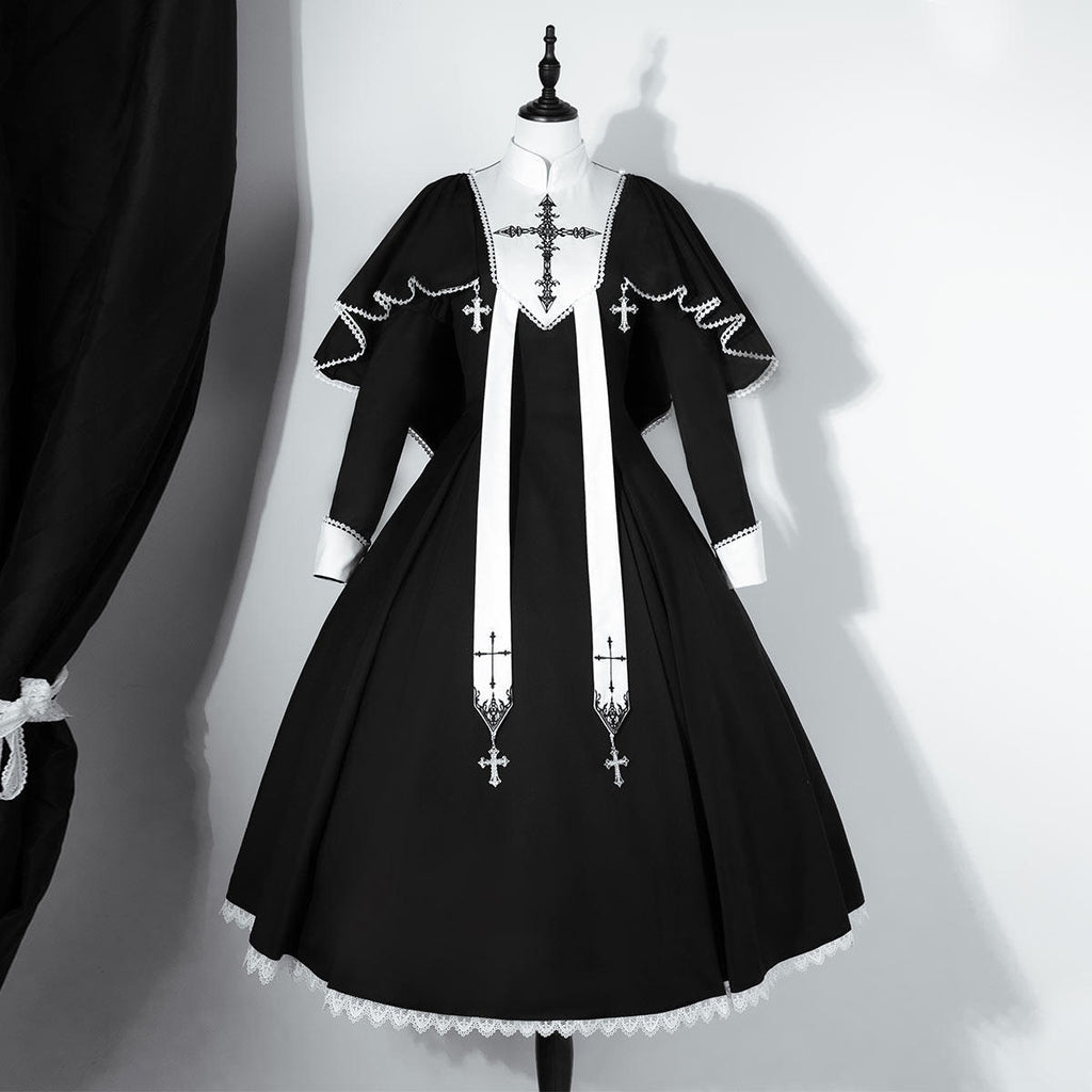 Jing_Mu_Dark_Gothic_Lolita_Cloak_Stand_Collar_Aline_Two_Piece_Women's_Long_Sleeve_Op_745784408175_MISSTT