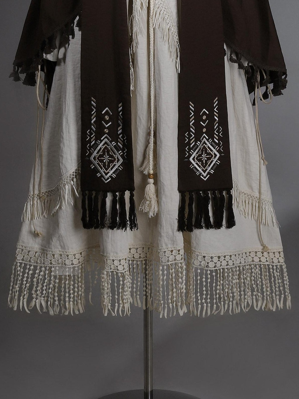 Jing Mu Desert Walker Vintage Wasteland Long Sleeve Cloak Women's Jsk Sets