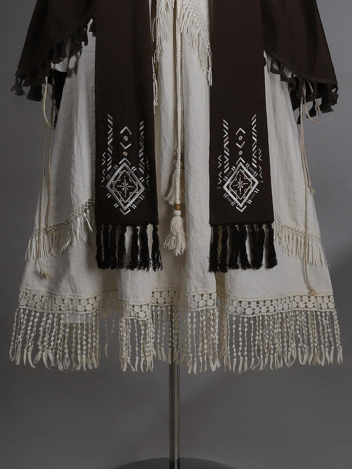 Jing Mu Desert Walker Vintage Wasteland Long Sleeve Cloak Women's Jsk Sets