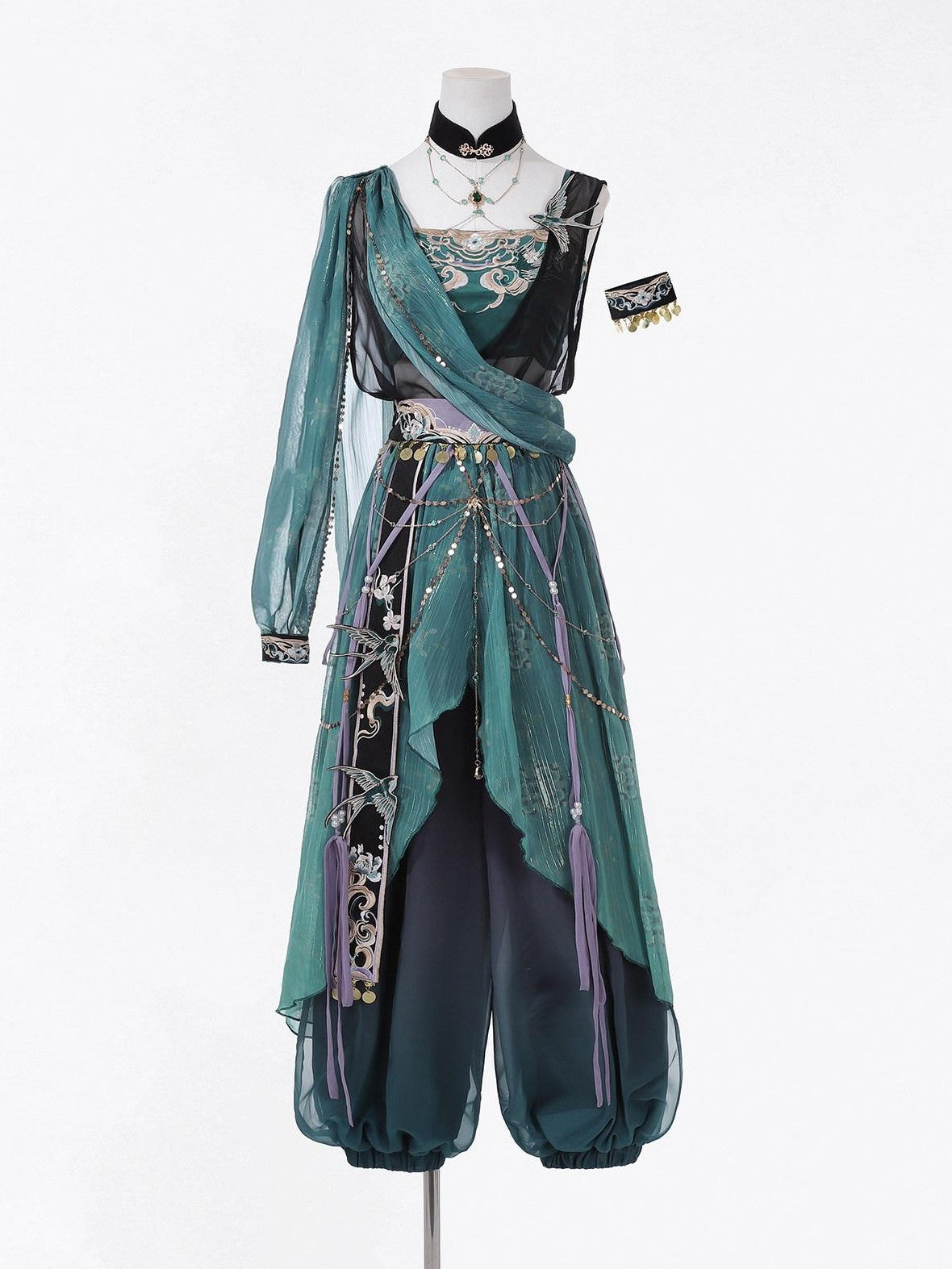 Jing Mu Dunhuang Color Exotic Lolita Ancient Women's Cosplay Full Coordination Sets