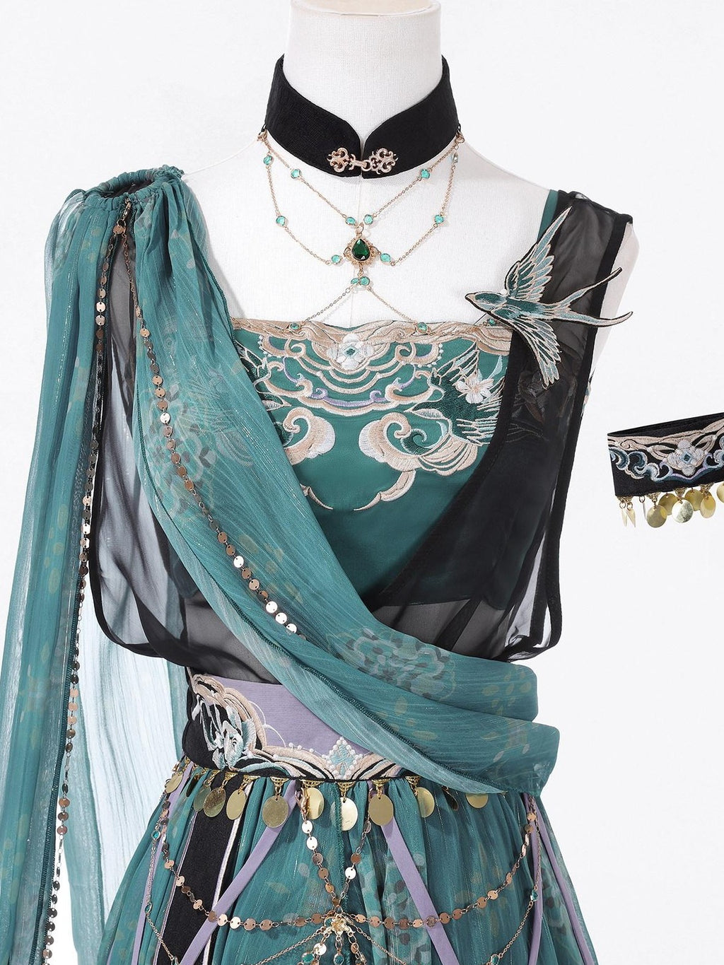 Jing Mu Dunhuang Color Exotic Lolita Ancient Women's Cosplay Full Coordination Sets