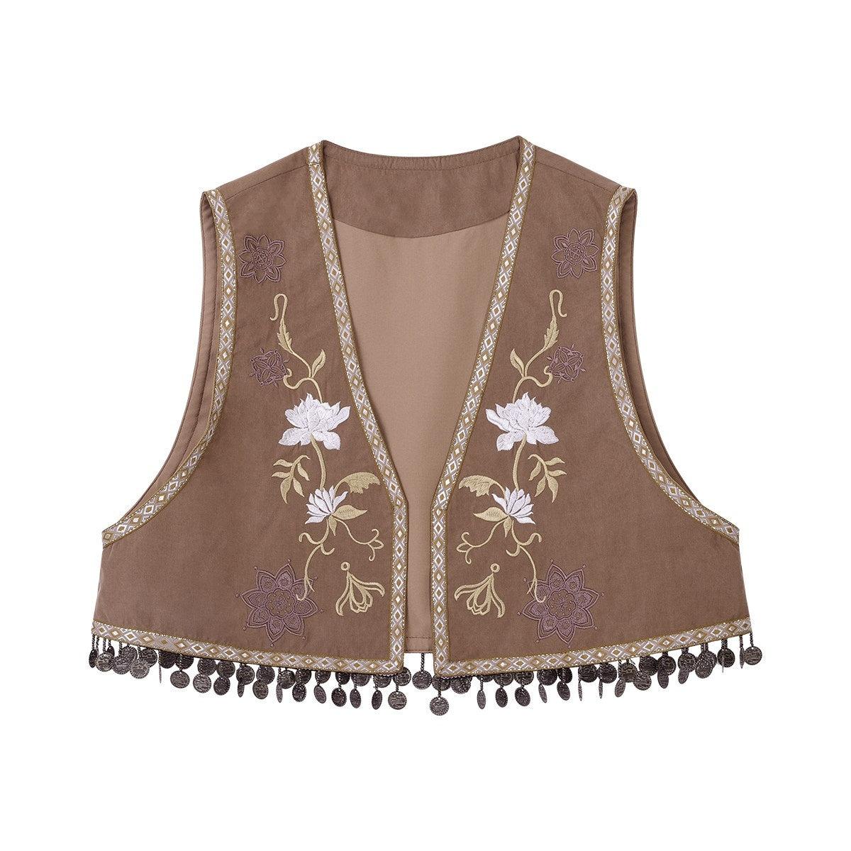 Jing_Mu_Fringe_Patchwork_Bohemian_Ethnic_Vest_A_Line_Dress_Women's_Polyester_Op_Sets_854503092447_MISSTT