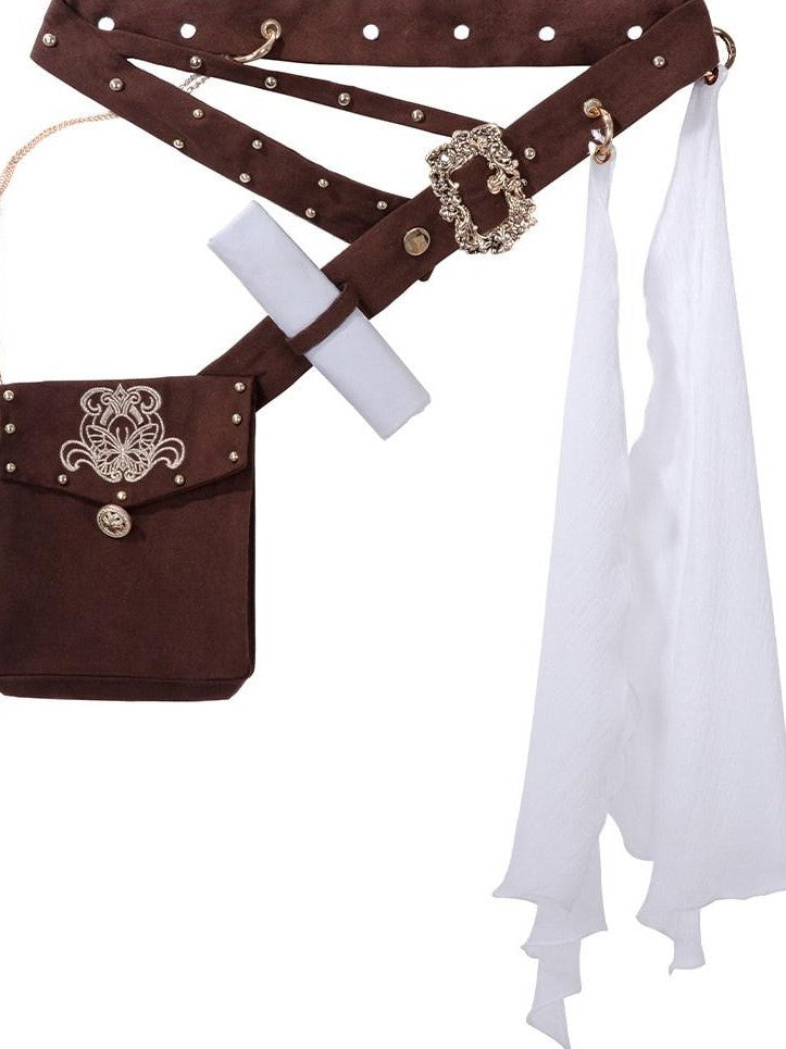 Jing Mu Greek Lolita Prince Shirt Lantern Overalls Cape Women's Full Coordination Sets