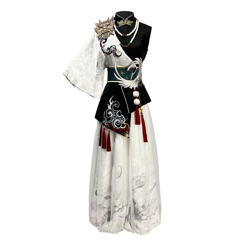 Jing_Mu_Han_Elements_Chinese_Ancient_Trousers_Women's_Hanfu_Full_Coordination_Sets_916071796286_MISSTT