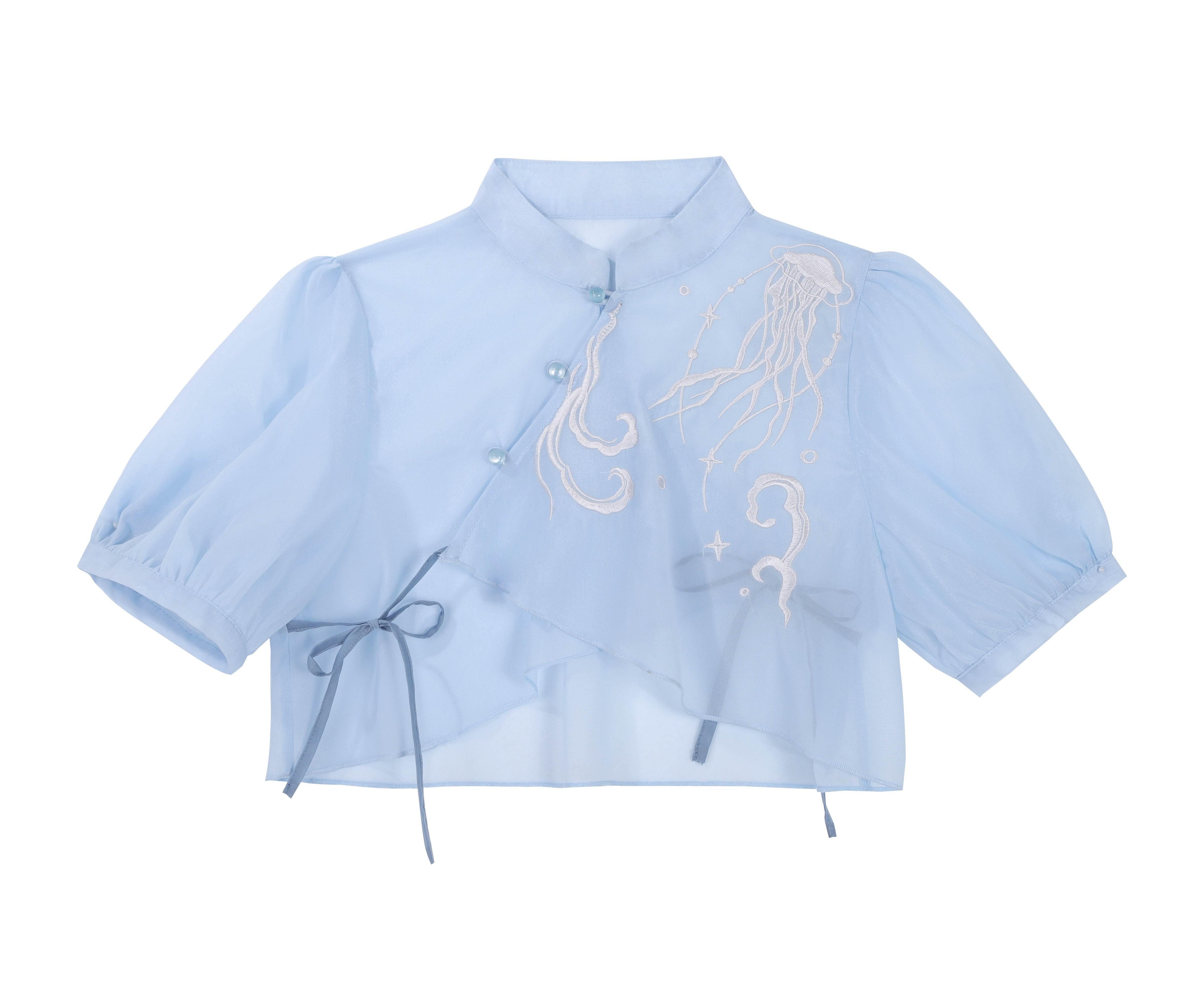 Jing_Mu_Jellyfish_Print_Han_Style_Stand_Collar_Halter_Women's_Jsk_/_Jumper_Skirts_1031913914215_MISSTT
